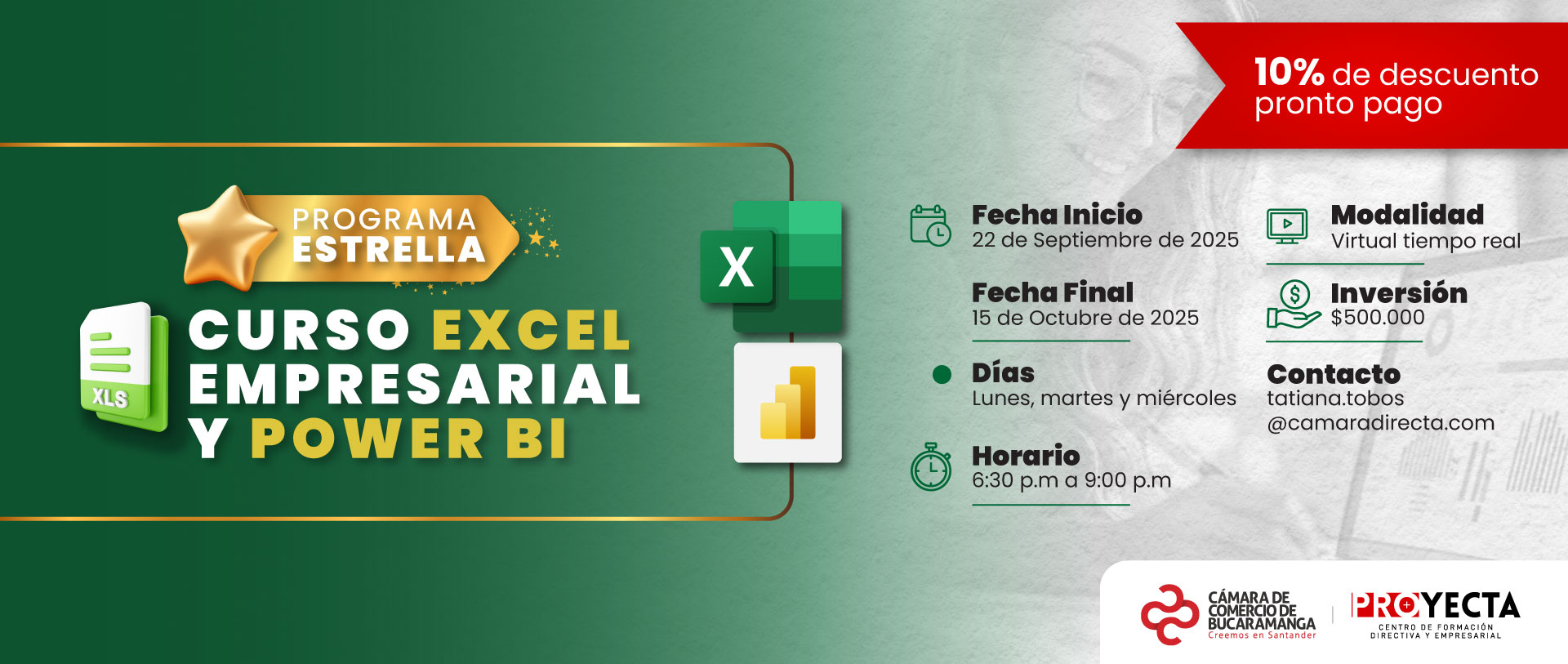 CURSO EXCEL EMPRESARIAL Y POWER BI 