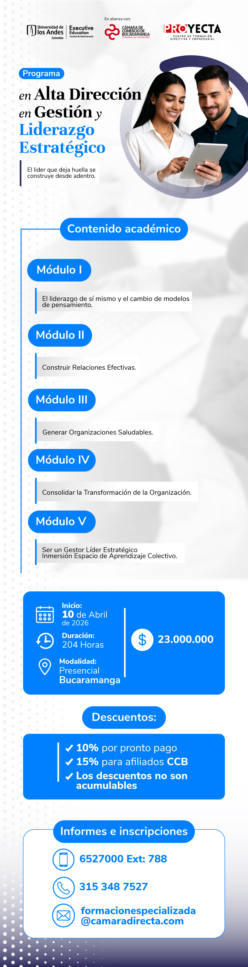 PROGRAMA EN ALTA DIRECCIÓN EN GESTIÓN Y LIDERAZGO ESTRATÉGICO- UNIVERSIDAD DE LOS ANDES
