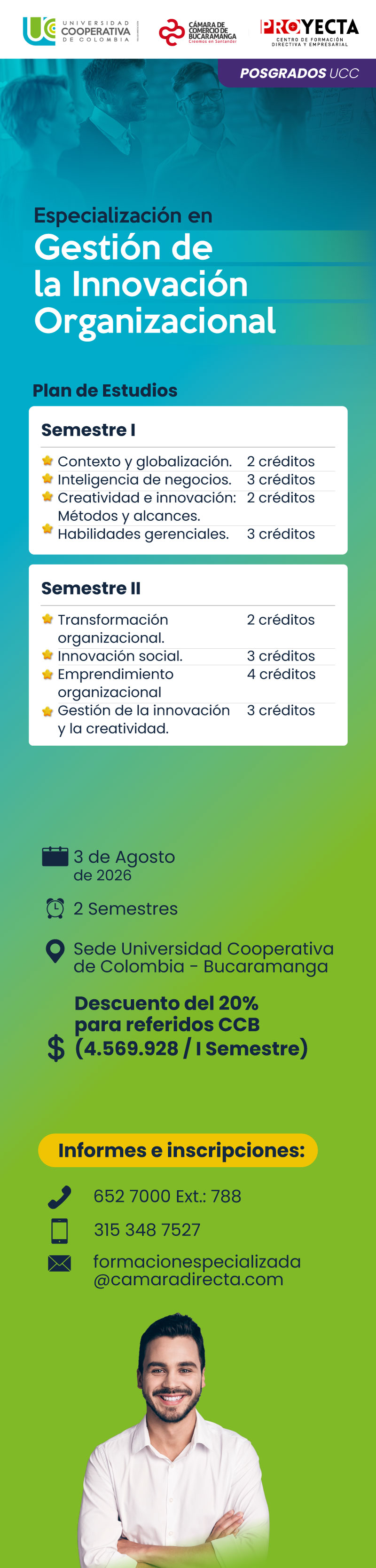 ESPECIALIZACI&Oacute;N EN GESTI&Oacute;N DE LA INNOVACI&Oacute;N ORGANIZACIONAL- UNIVERSIDAD COOPERATIVA DE COLOMBIA