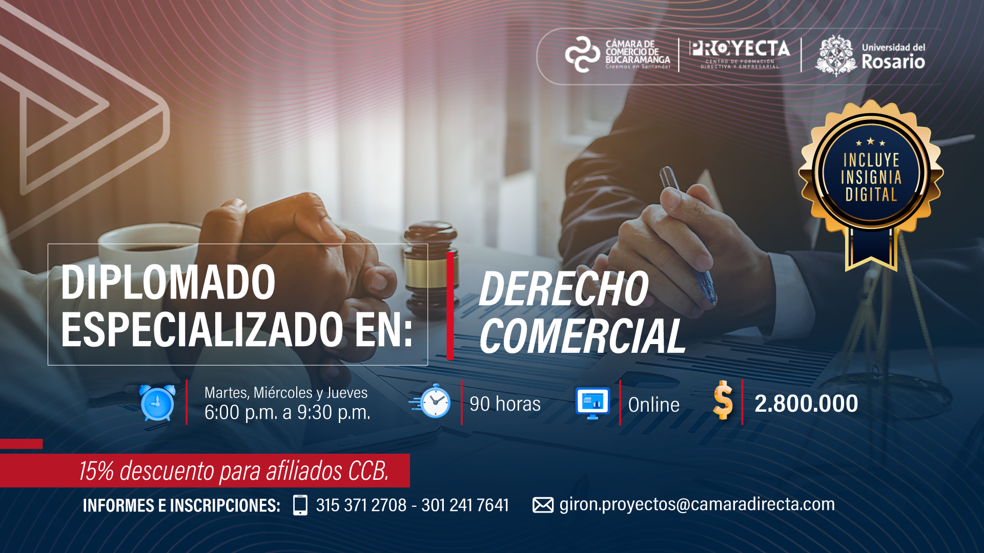 DIPLOMADO ESPECIALIZADO EN DERECHO COMERCIAL- U. ROSARIO