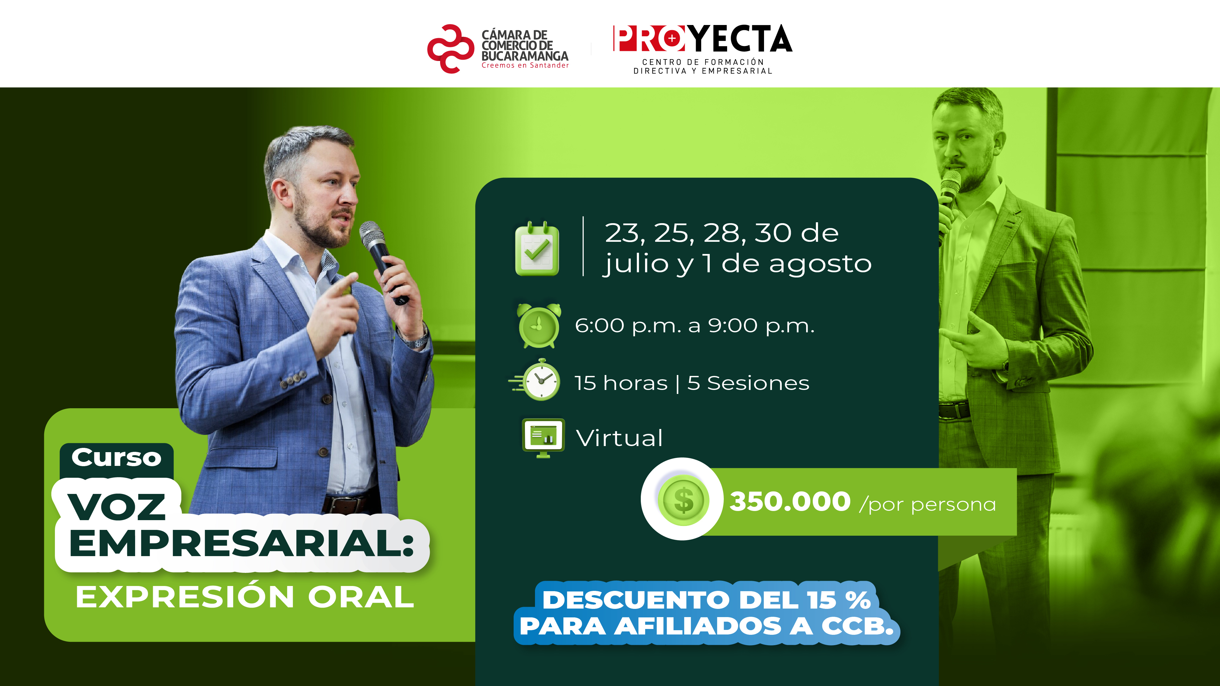 CURSO DE  VOZ EMPRESARIAL: EXPRESIÓN ORAL