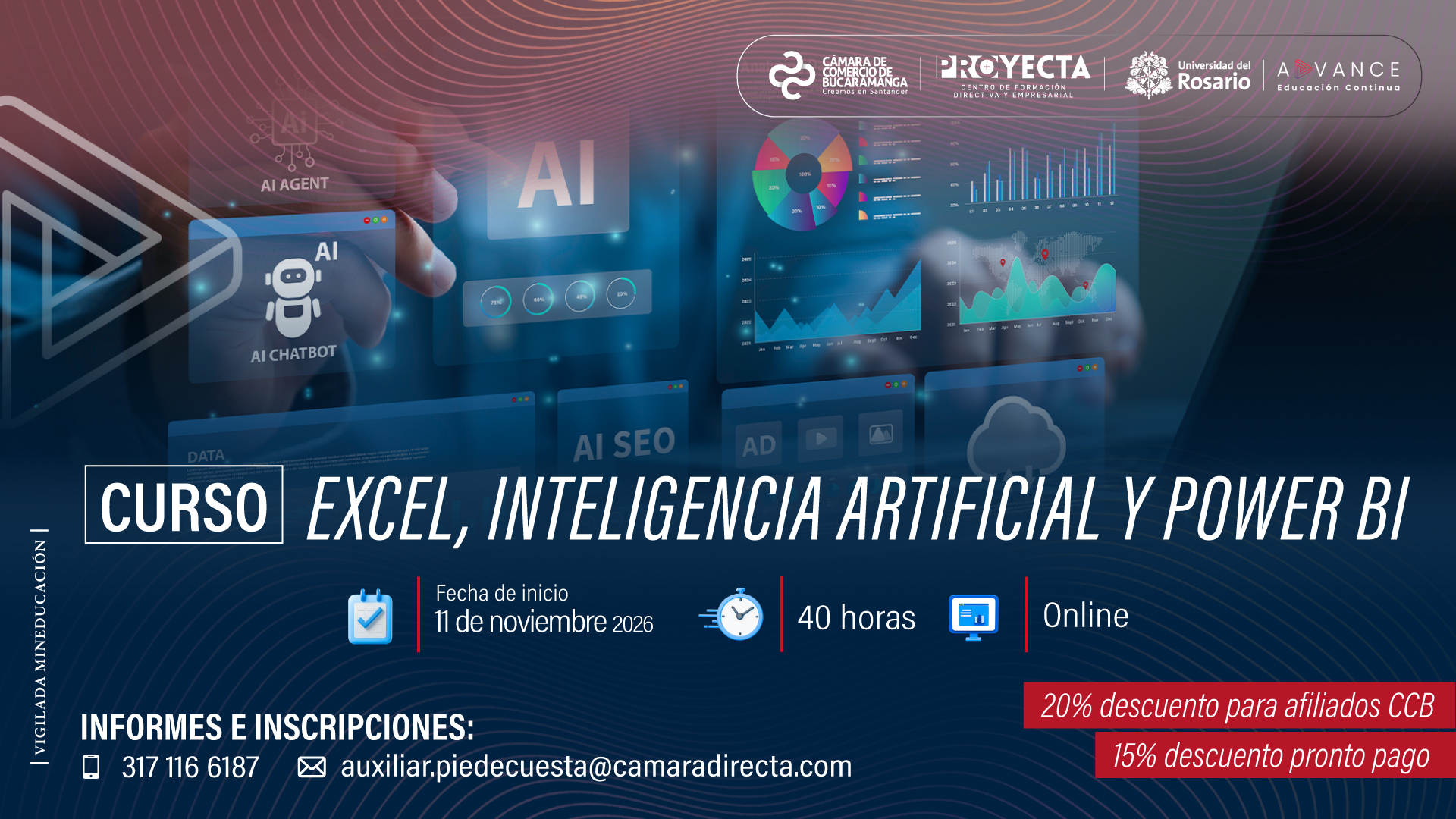 CURSO: EXCEL, INTELIGENCIA ARTIFICIAL Y POWER BI