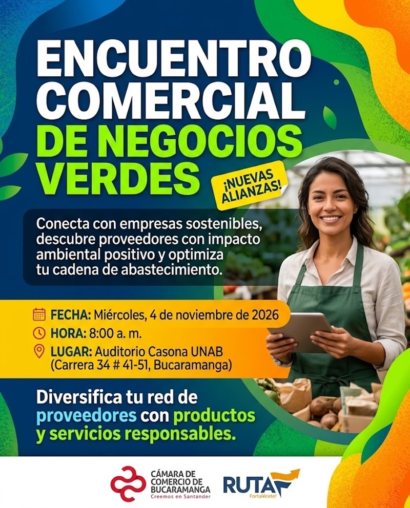 EL 1ER ENCUENTRO COMERCIAL DE NEGOCIOS VERDES 2026
