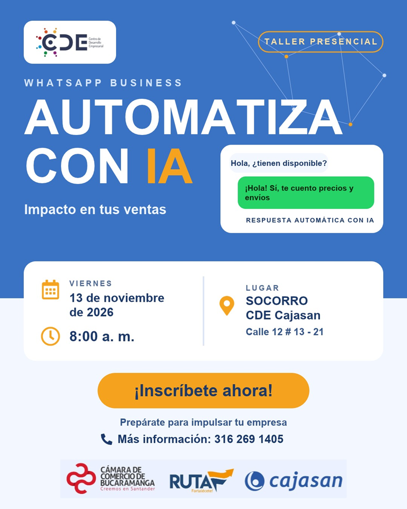 AUTOMATIZA WHATSAPP BUSINESS CON IA SOCORRO
