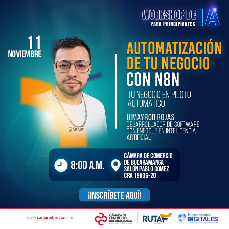 WORKHOP DE IA PARA PRINCIPIANTES - AUTOMATIZACIÓN DE TU NEGOCIO