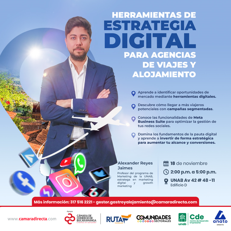 HERRAMIENTAS DE ESTRATEGIA DIGITAL PARA AGENCIAS DE VIAJES Y ALOJAMIENTO 