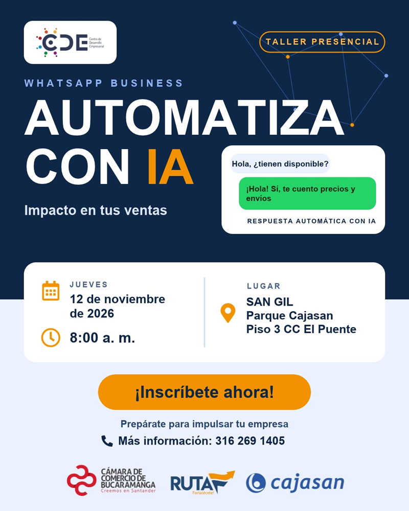 AUTOMATIZA WHATSAPP BUSINESS CON IA SAN GIL