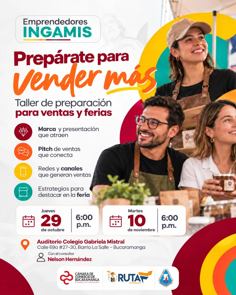 TALLER PREPÁRATE PARA VENDER MÁS