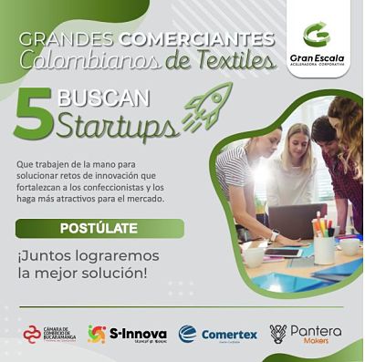 'Gran Escala de Aceleración Corporativa', el nuevo programa de S-Innova para las startups santandereanas