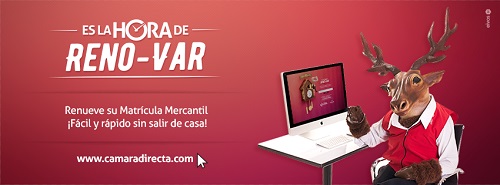 Renueve su matrícula mercantil de forma virtual 