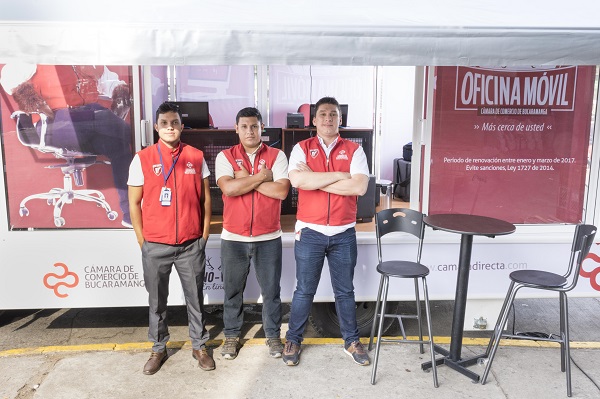 Regresa la Oficina Móvil de la Cámara de Comercio de Bucaramanga 