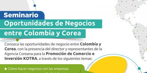 SEMINARIO OPORTUNIDADES DE NEGOCIO ENTRE COLOMBIA Y COREA 